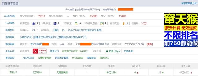網站SEO基本數據分析圖